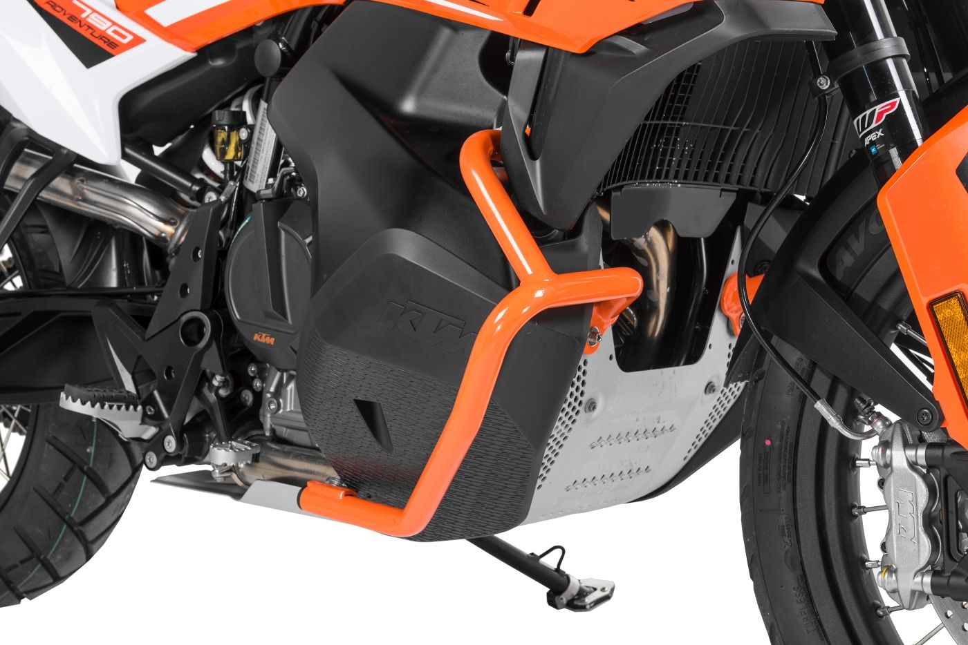 Sturzbügel Für KTM 890/790 Adventure - Unterer Schutz In Orange