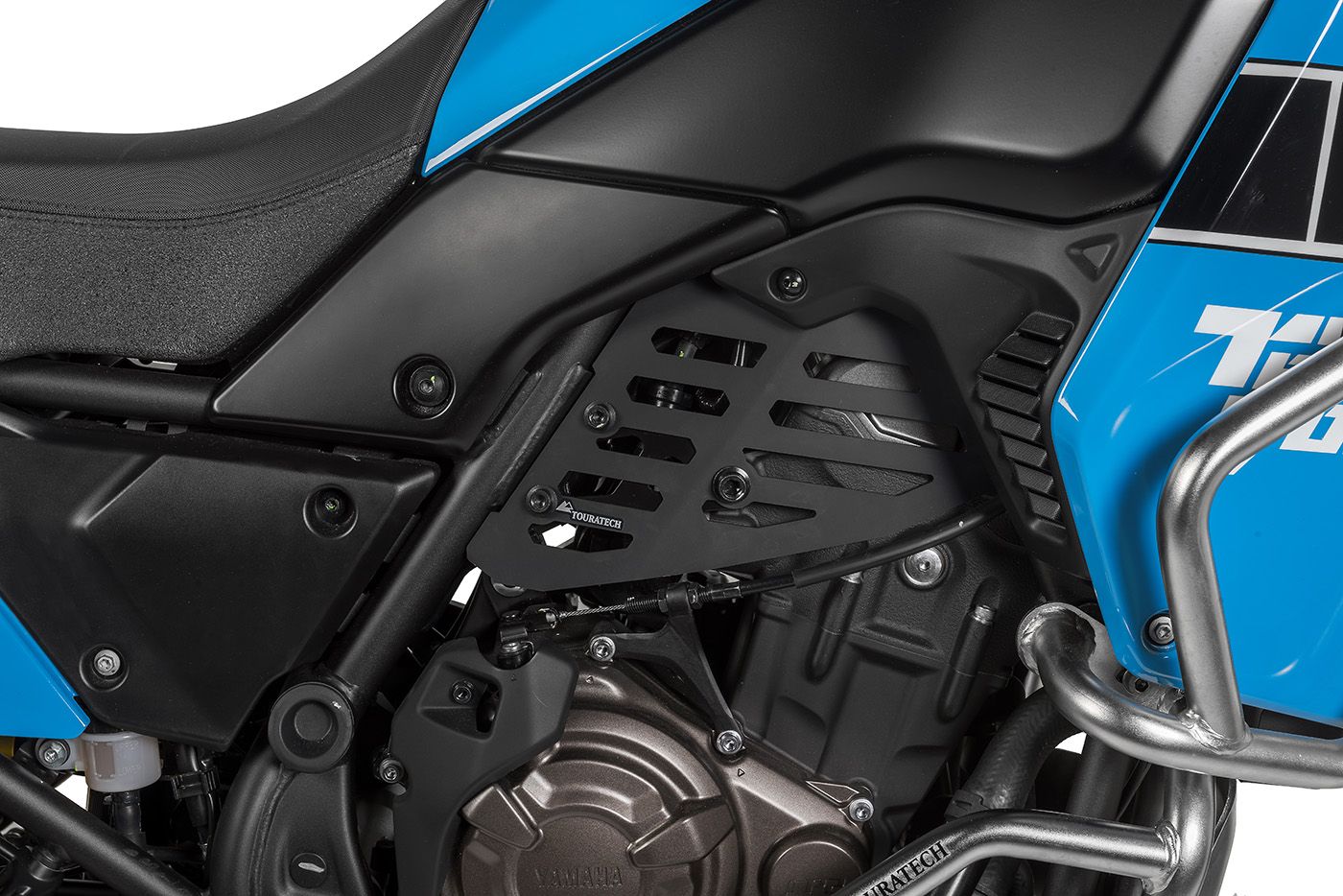 ZALAGA Motorrad Hinten ABS Sensor Schutz Passend für Tenere 700 2019-2021 Motorrad Hinten ABS Sensor Abdeckung Schutz Schwarz 