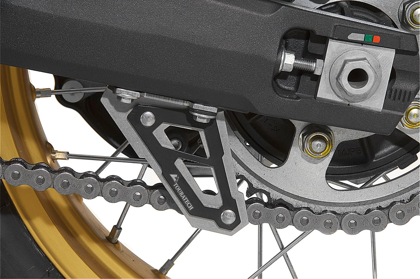 アクセサリー k-kafin Kettenschutzfinne, schwarz, für Honda CRF 1000L Africa Twin