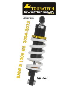 Touratech Suspension Federbein *hinten* für BMW R1200GS (2004-2012) Typ *Level1*