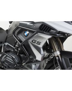 Sturzbügelerweiterung Edelstahl, schwarz für BMW R1200GS (LC) ab 2017