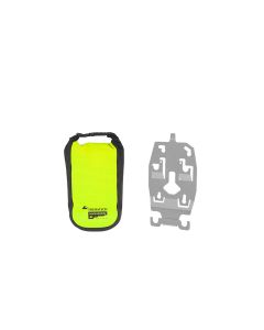ZEGA Evo Zubehörhalter mit Touratech Waterproof Zusatztasche "High Visibility", Größe S