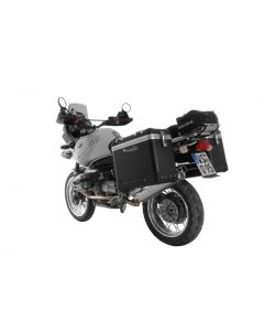 ZEGA Pro Koffersystem "And-Black" 38/45 Liter mit Edelstahlträger für BMW R1150GS/ R1150GS Adventure/ R1100GS/ R850GS