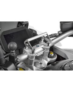 GPS-Anbauadapter BMW F850GS / F850GS Adventure auf Lenkerklemmung für Lenkererhöhung 35 mm Anbauadapter/GPS-Halter/Navi-Halter