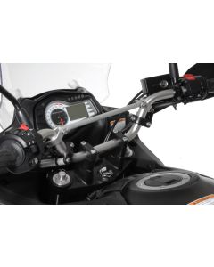 Lenkererhöhung 30 mm Typ3, schwarz, für Suzuki DL 650/V-Strom 650/DL1000, KTM LC4