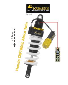 Touratech Suspension Tieferlegung -25mm Honda CRF1000L Africa Twin ab 2018 Typ Explore HP/PDS