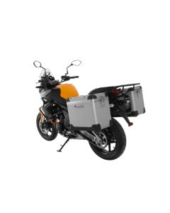 ZEGA Pro Koffersystem "And-S" 45/45 Liter mit Stahlträger schwarz für Kawasaki Versys 650 (2010-2014)