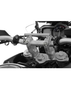 GPS Anbauadapter Lenkerklemmung für Triumph Tiger 900/ 1200 (-2021)/ 800/ Explorer Anbauadapter / GPS-Halter / Navi-Halter Navigationsgerätehalter
