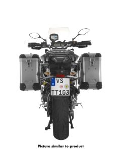 ZEGA Pro Koffersystem 31/31 Liter mit Edelstahlträger schwarz für Yamaha MT-09 Tracer (2015-2017)