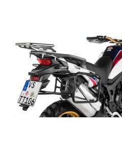 Kofferträger Edelstahl, schwarz für Honda CRF1000L Africa Twin (2015-2017)