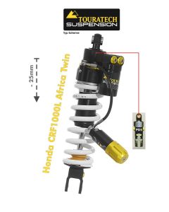 01-402-5878-0 Touratech Suspension Tieferlegung -25mm Honda CRF1000L Africa Twin 2015-2017 Typ Extreme