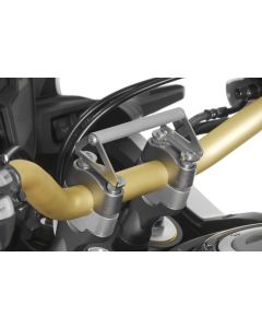 01-402-5411-0 GPS-Anbauadapter auf Lenkerklemmung mit Schrauben für Lenkererhöhung 20 mm, Honda CRF1000L Africa Twin , für Navi-Halter