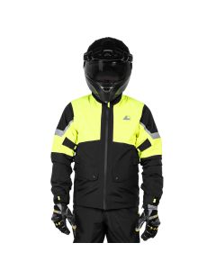01-500-2352-0P Wasserdichte Regenjacke Storm von Touratech mit reflektierendem Material für Motorradfahrer
