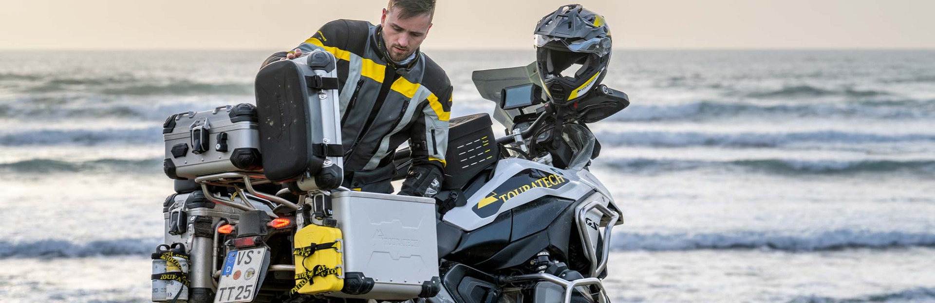 Touratech Panniers/ Aluminium pannier for travelEnduro motorbikes