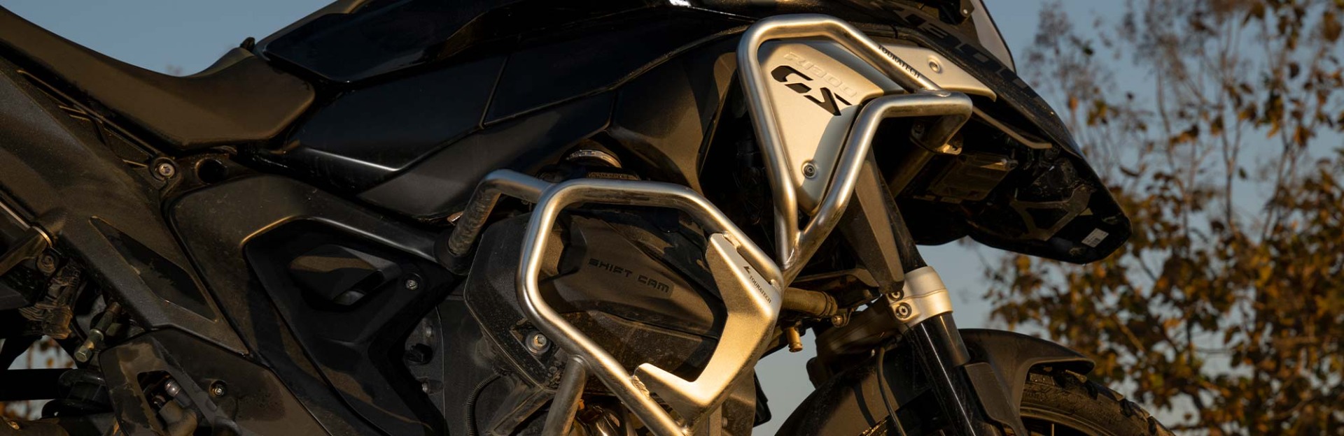 Touratech crash bars made of stainless steel