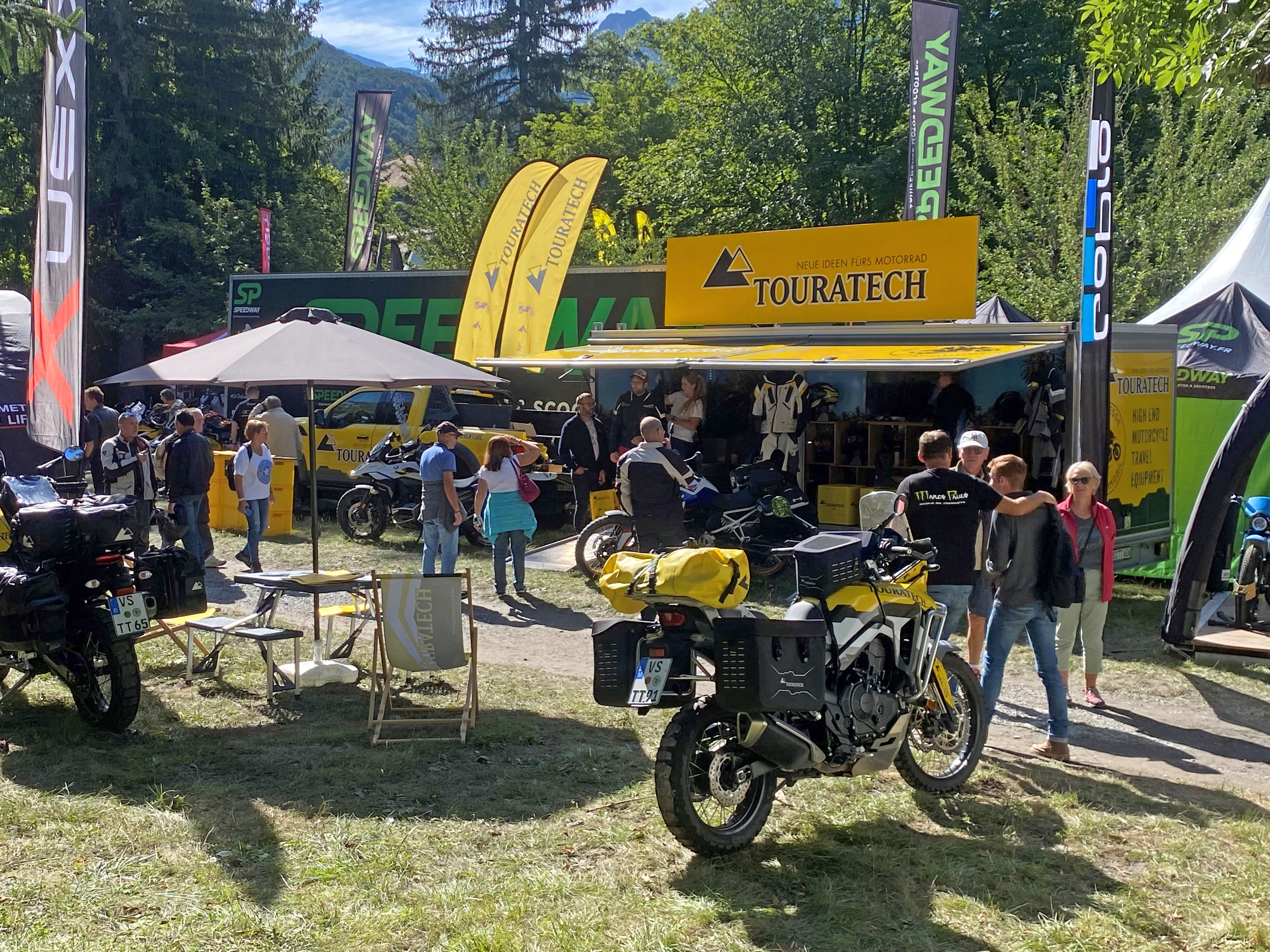 Touratech beim Alpes Aventure Motofestival (F) Touratech beim Alpes Aventure Motofestival (F)