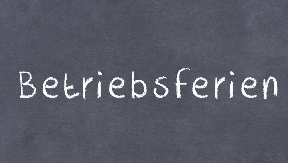 Betriebsferien bis einschließlich 18.11.2023