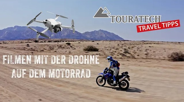 Filmen mit der Drohne auf dem Motorrad | Dirk Schäfer