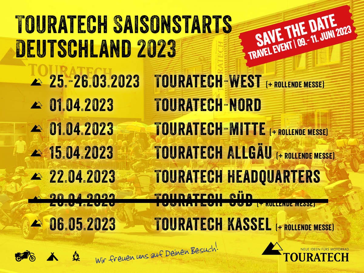 Touratech Saisonstarts in Deutschland 2023