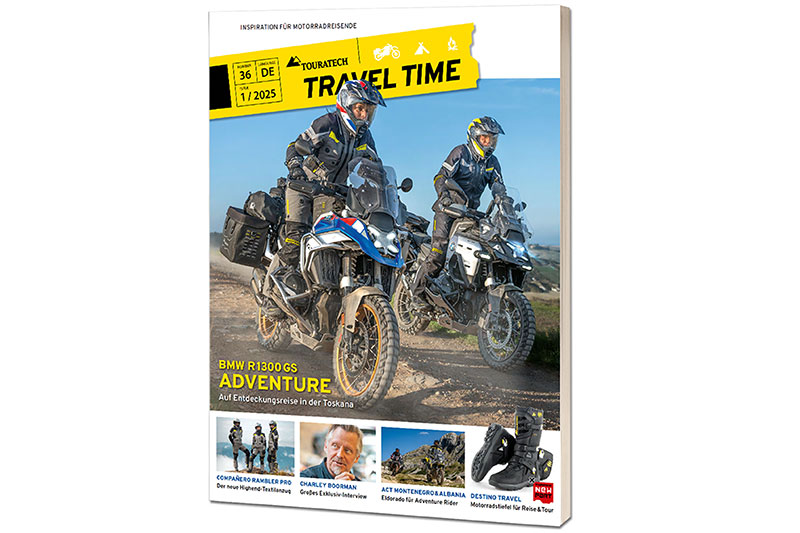 Touratech Kundenmagazin TRAVEL TIME 01-2025 jetzt verfügbar!