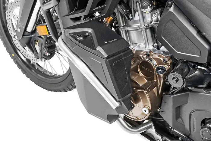 Werkzeugbox mit Motorsturzbugel DCT komplett Edelstahl fur Honda CRF1100L Africa Twin CRF1100L Adventure Sports Touratech GmbH Onlineshop fur Motorradzubehor