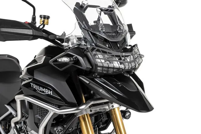 Scheinwerferschutz mit Schnellverschluss fur Triumph Tiger 1200 2022 OFFROAD USE ONLY